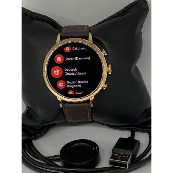 Fossil Gen 4 Authentic Digital Dial Smart Watch Custom Band FTW6018 CR183 - Picture 1 of 12